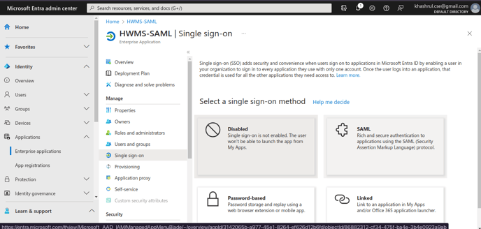 SSO and SAML using Entra 3